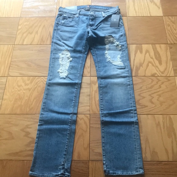 NWT 7 For All Mankind - Straight Leg Jeans - Picture 1 of 4